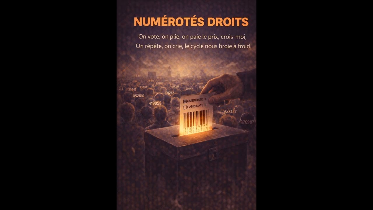 numérotée droits