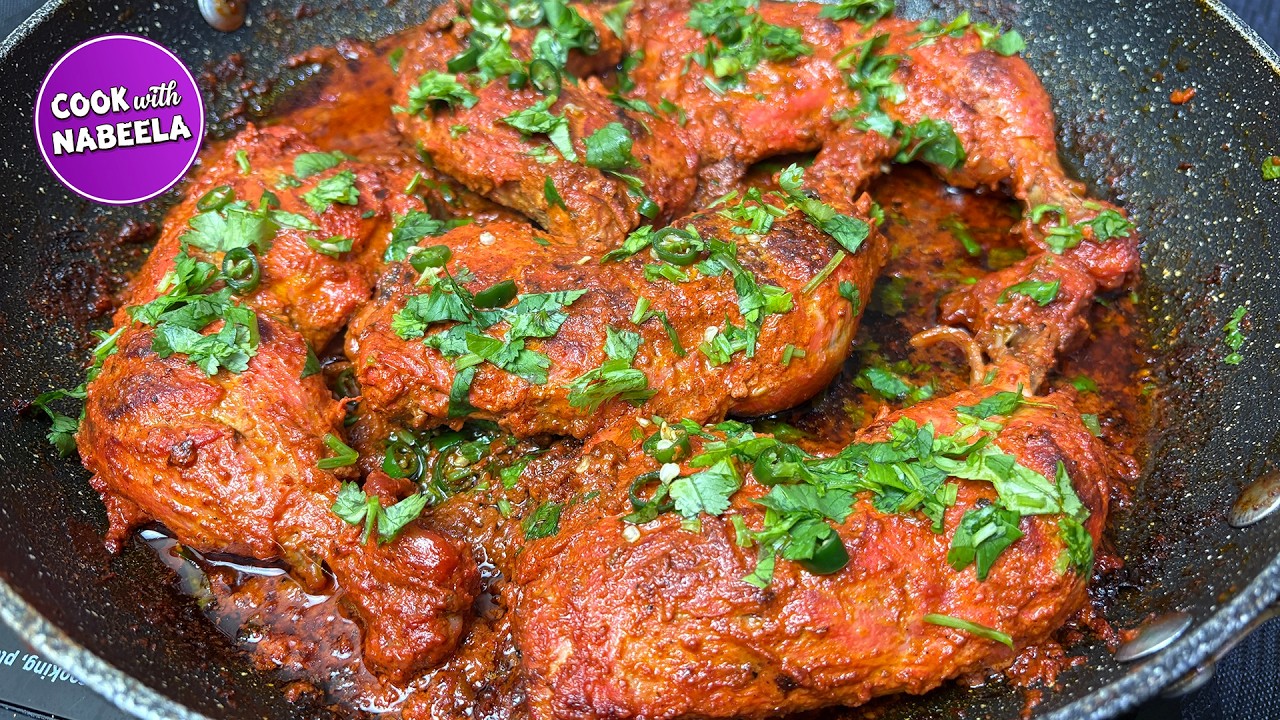 Tawa Tandoori Chicken Recipe by Cook with Nabeela