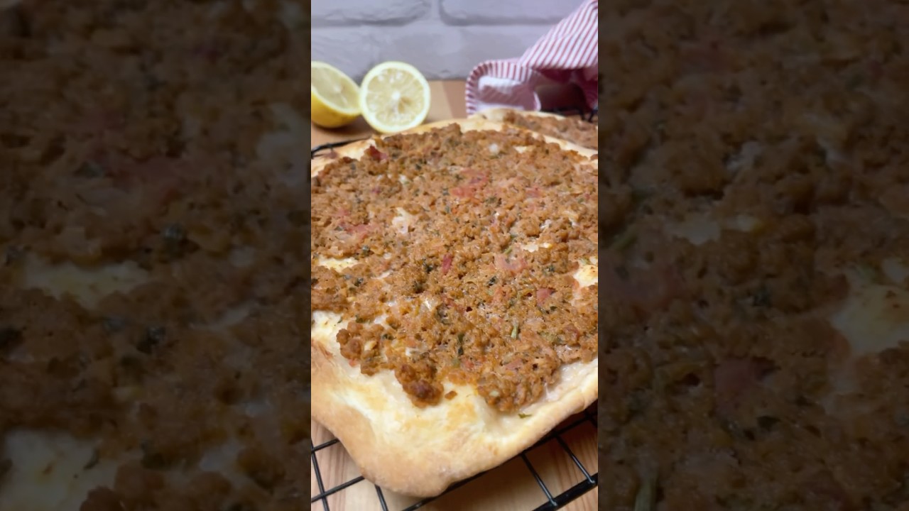 LEHMENYUN o LAHMACUN #receta #comida #comer #pizza #turquia #armenia #turca #shorts #cocina #rico