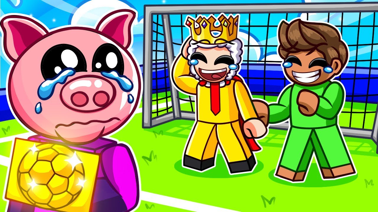 Předstírám NOOB FOTBALISTU, potom dám 7,893,214 GÓLŮ v Robloxu!