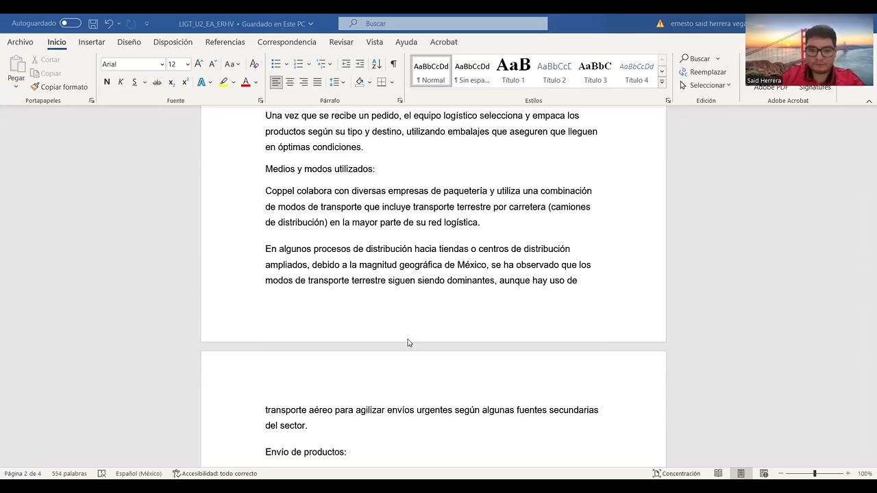 Logística de Coppel.