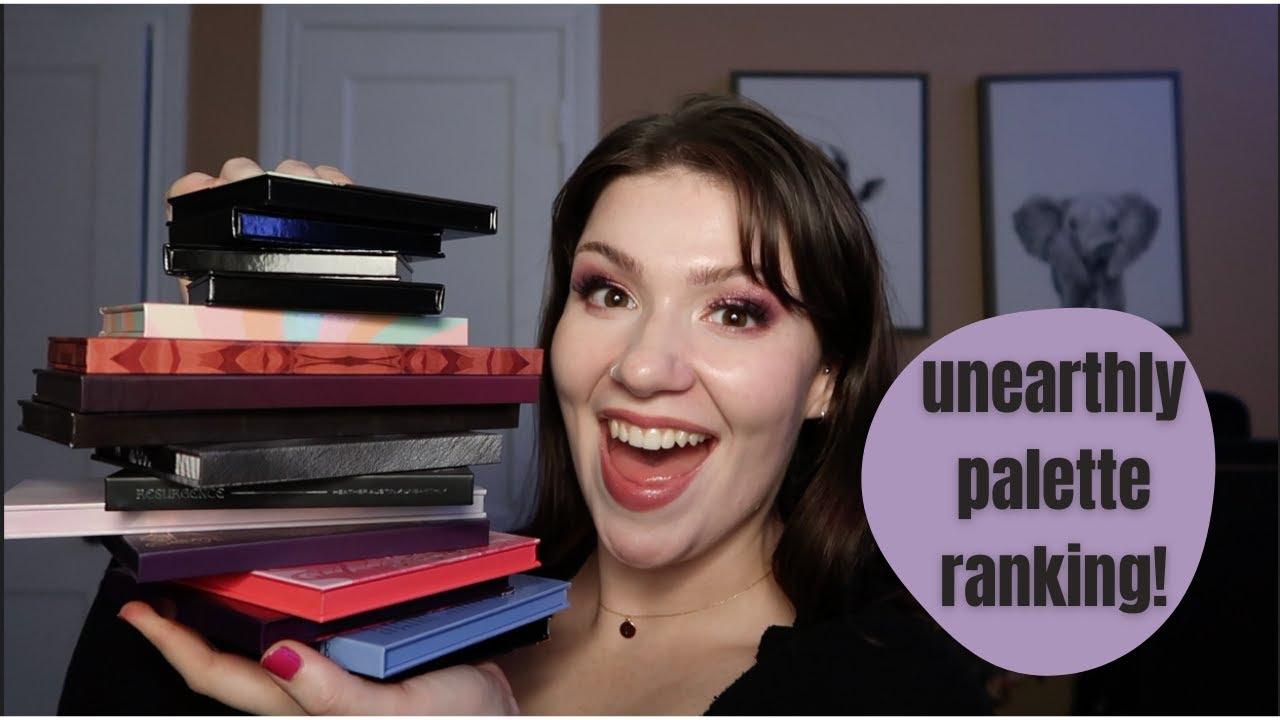 ranking all of my Unearthly Cosmetics palettes!