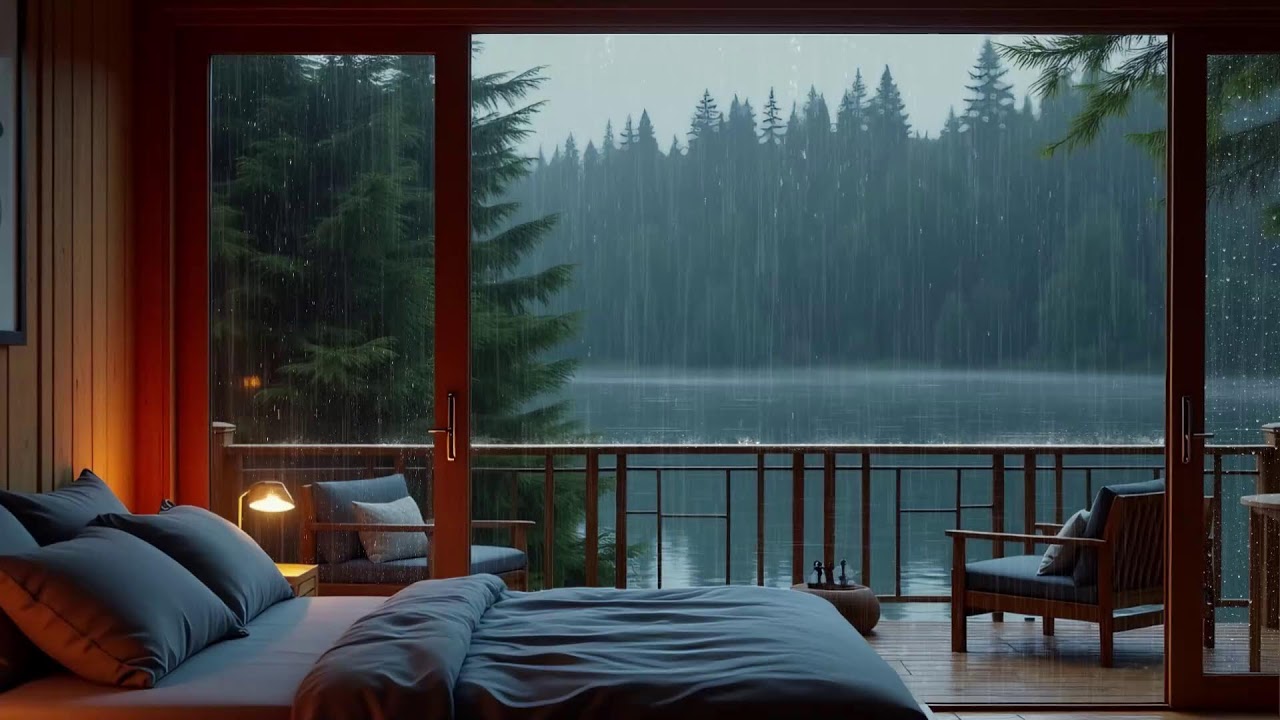 Calming Rain Sounds + Soft Piano | Peaceful Sleep & Relaxation