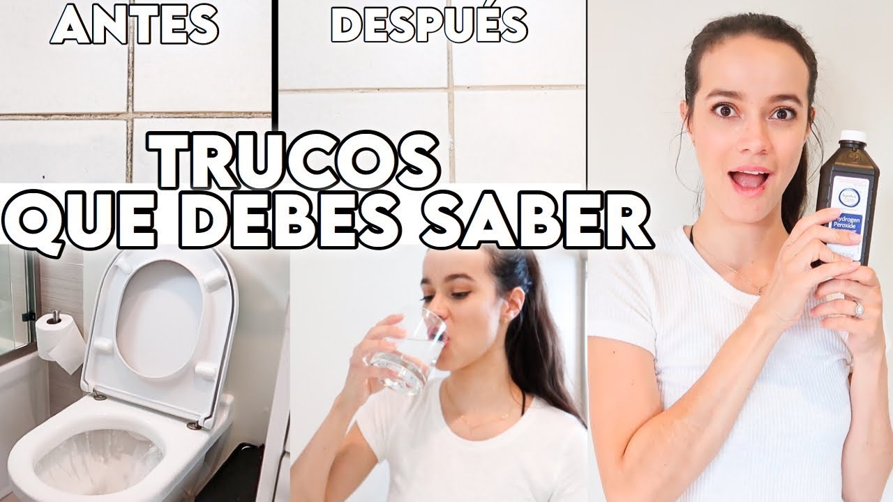 USOS Y TRUCOS: AGUA OXIGENADA! TIENES QUE SABER! PERÓXIDO DE HIDRÓGENO | DIENTES | PISOS | JARDÍN