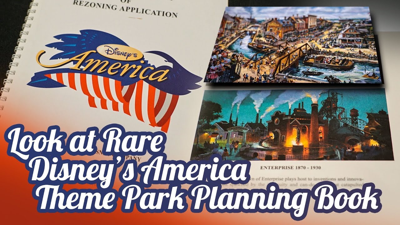 Flipping Through a Rare Disney’s America Theme Park Proposal Book