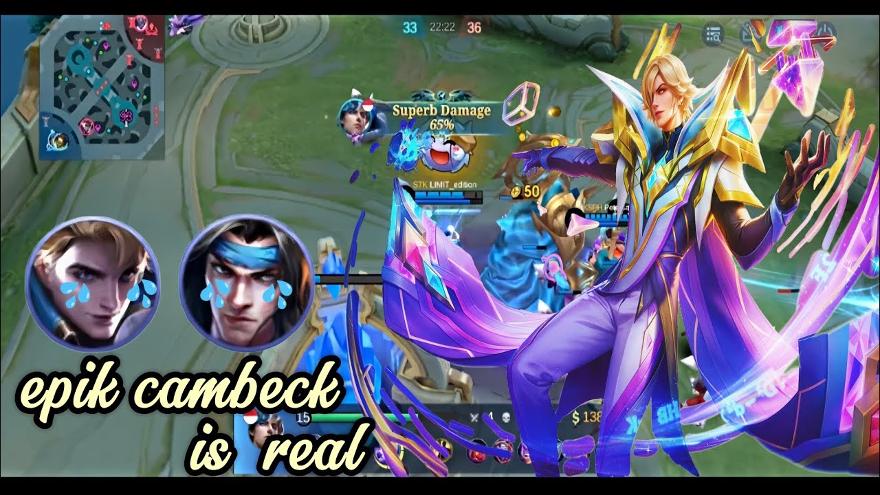 FULL GAME PLAY XAVIER‼️epick kambeck is real #mobilelegends #mlbb 