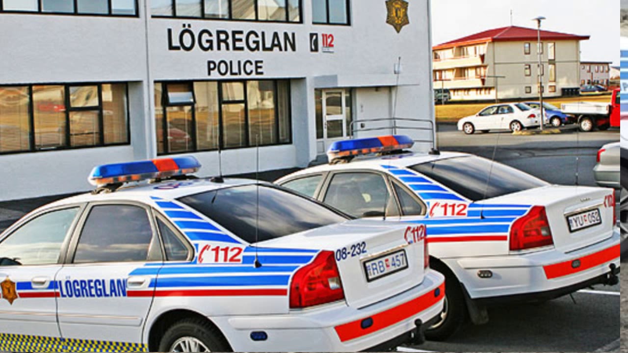 Police - Island - Sound - Siren Lögregla - eyja - hljóð - sírena