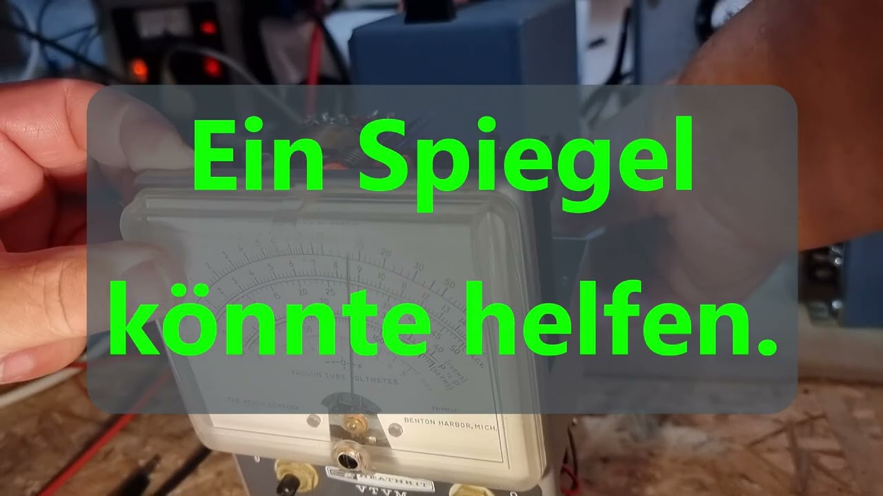 [090] Heathkit Röhrenvoltmeter Abgleich(versuch)