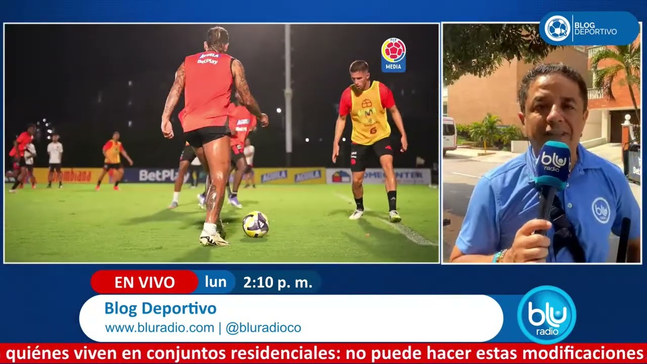 Selecci&oacute;n Colombia ya en Barranquilla | Blog Deportivo con Javier Hern&aacute;ndez 2:00 &ndash; 3:00 | 01/09/25
