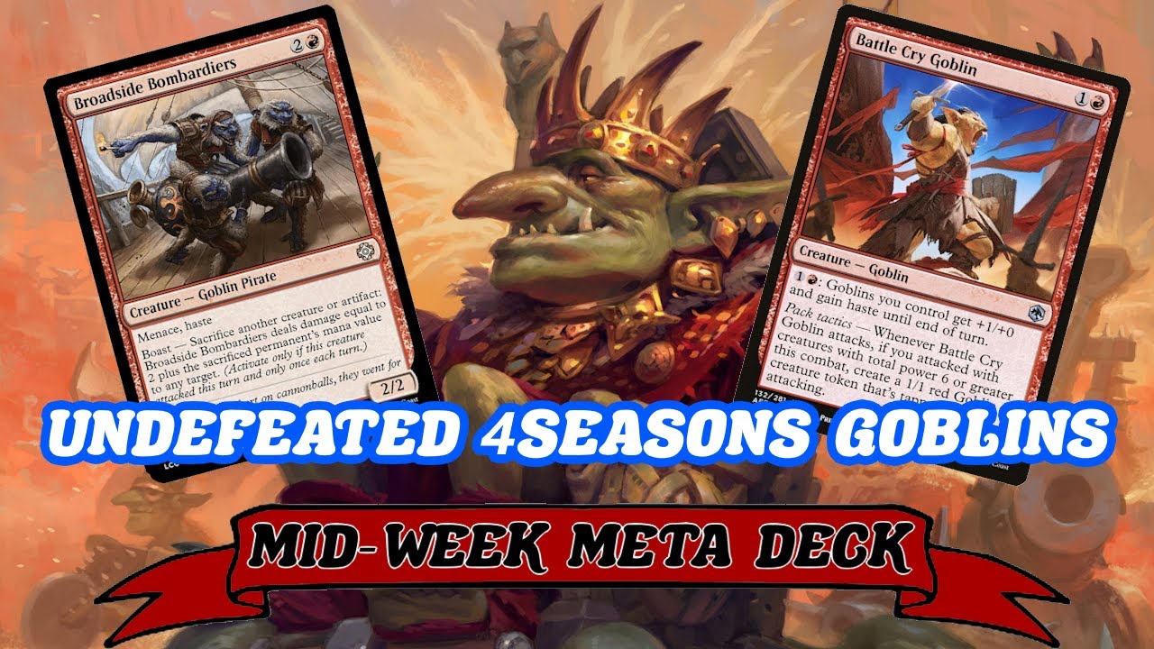 UNDEFEATED 4SEASONS GOBLINS! Legacy Goblin aggro with Muxus MTG