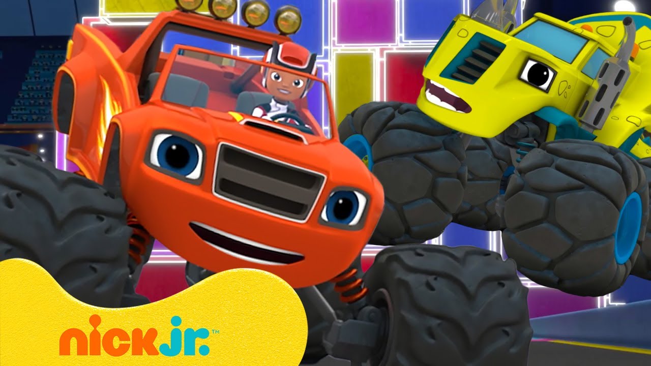 Blaze & Zeg Turn into Wrecking Ball Monster Machines! | Nick Jr.