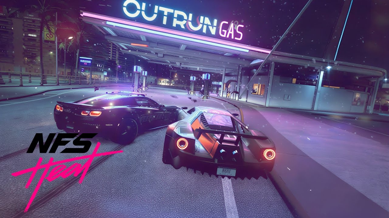 Ford GT 647 Л.С. БРОНЗА vs КОПЫ. ЧУТЬ НЕ ПОЙМАЛИ! NFS Heat ночной заезд.