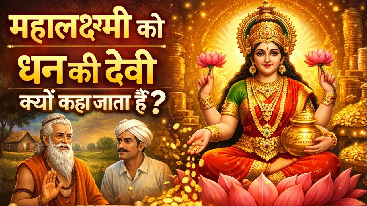 महालक्ष्मी को धन की देवी क्यों कहा जाता है? | पौराणिक कथा | Lakshmi Mata Story