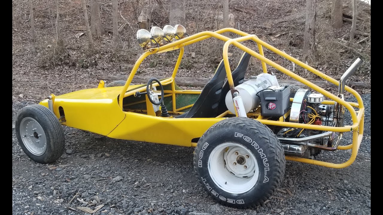 VOLKSWAGON DUNE BUGGY SAND RAIL BOUGHT AND FIXED, THEN WRECKED IT