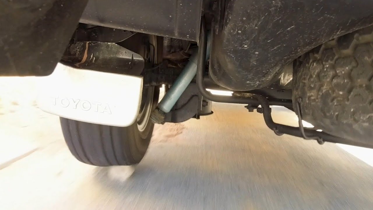 Suspension Footage - 1997 Toyota 4WD Hiace Van
