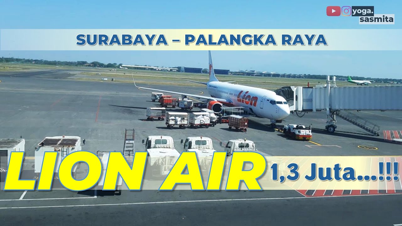 SURABAYA KE PALANGKA RAYA NAIK PESAWAT, TARIFNYA OMG...