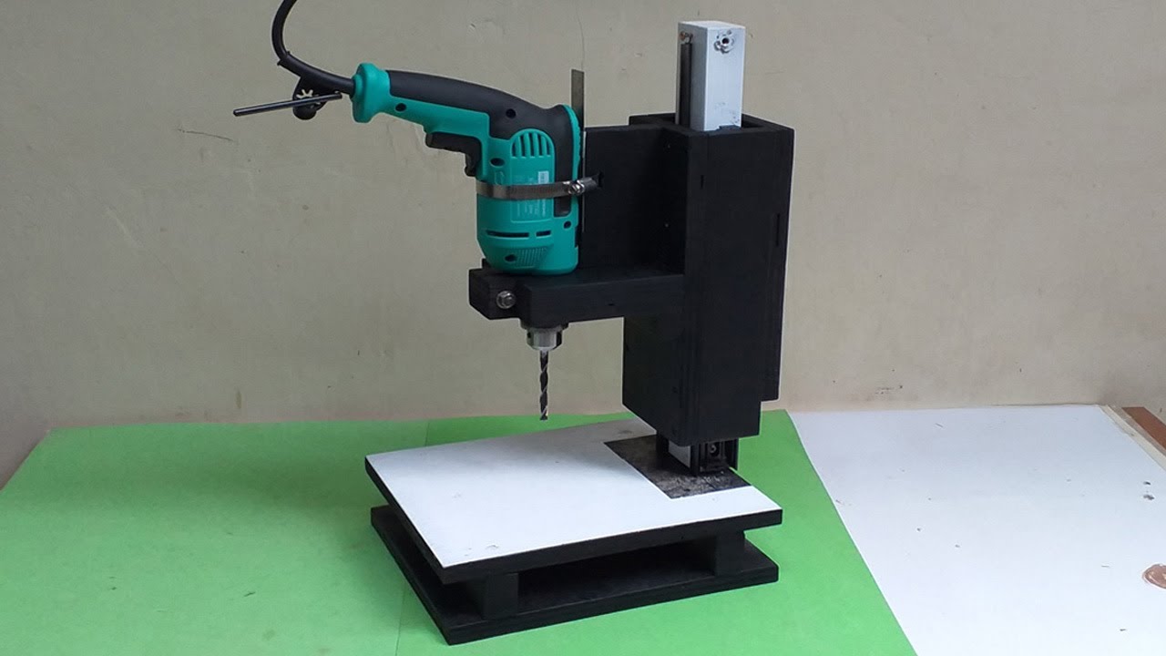 Amazing New Homemade Drill Press , Make Yourself || Simple Woodworking Tools Idea