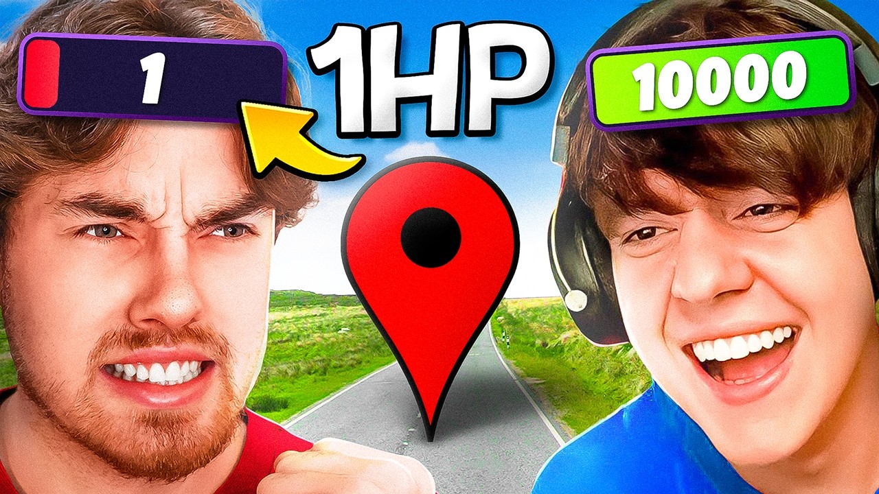 1hp Geoguessr Pro vs 10,000hp Noob