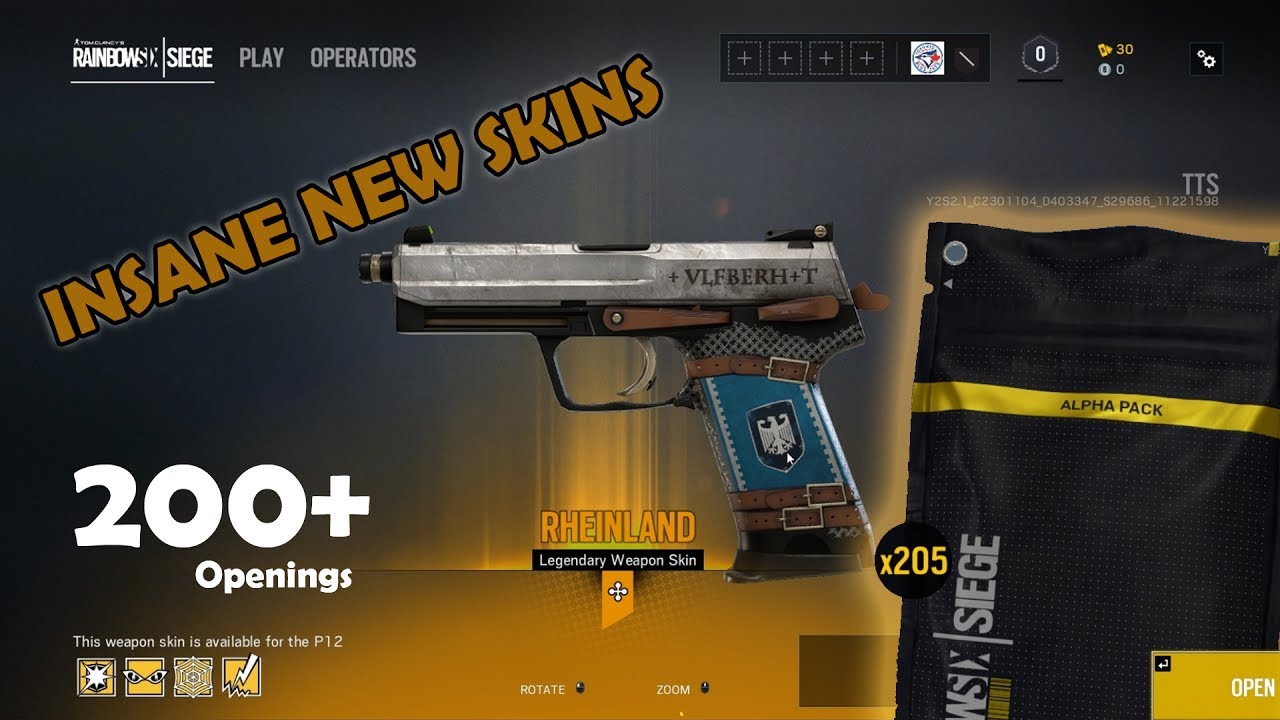 1 MILLION RENOWN MASSIVE LOOT UNBOXING ALPHA PACKS - Rainbow Six: Siege