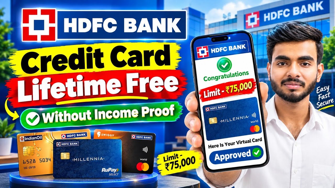 HDFC Lifetime Free Credit Card Apply Online 2026 | HDFC Credit Card Apply