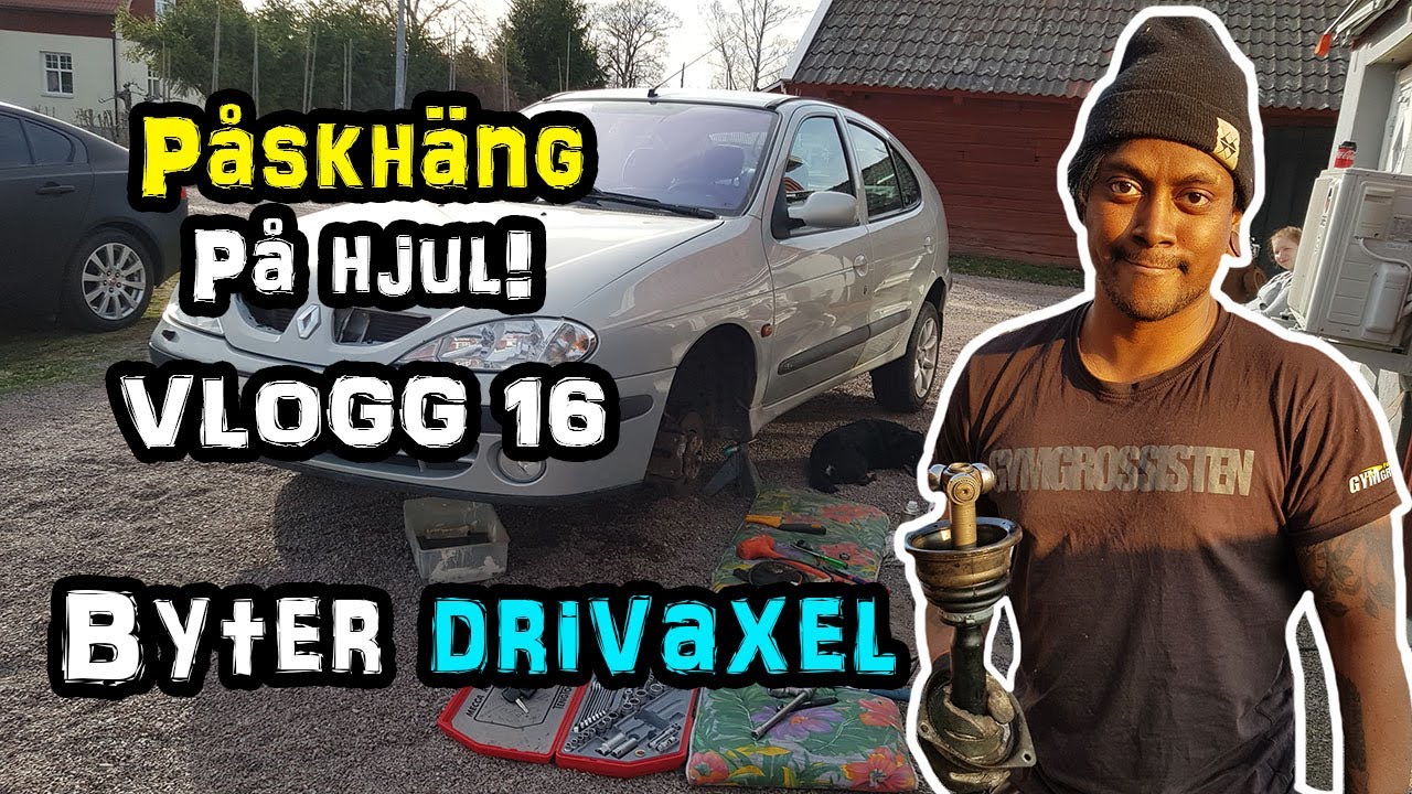 VLOGG | Påskhäng! Byter drivaxel på Renault Megane