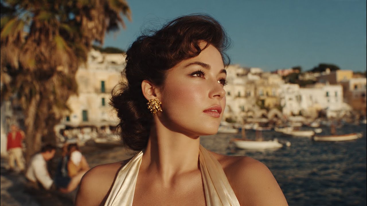 Under the Harbor Lights — A 1960s Italian Romance by the Sea | Love & Memory