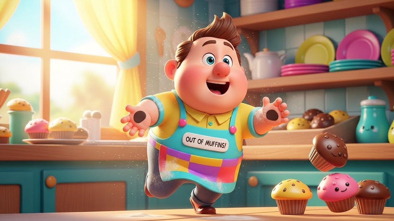 Oh No! Muffin Man’s Bakery Adventure 🏃‍♂️🧁 | Nursery Rhymes for Kids