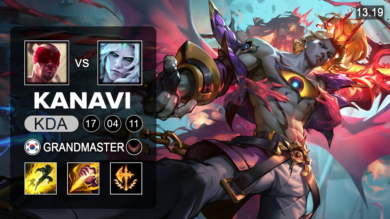 Kanavi Viego vs Lee Sin Jungle - KR Grandmaster - Patch 13.19 Season 13