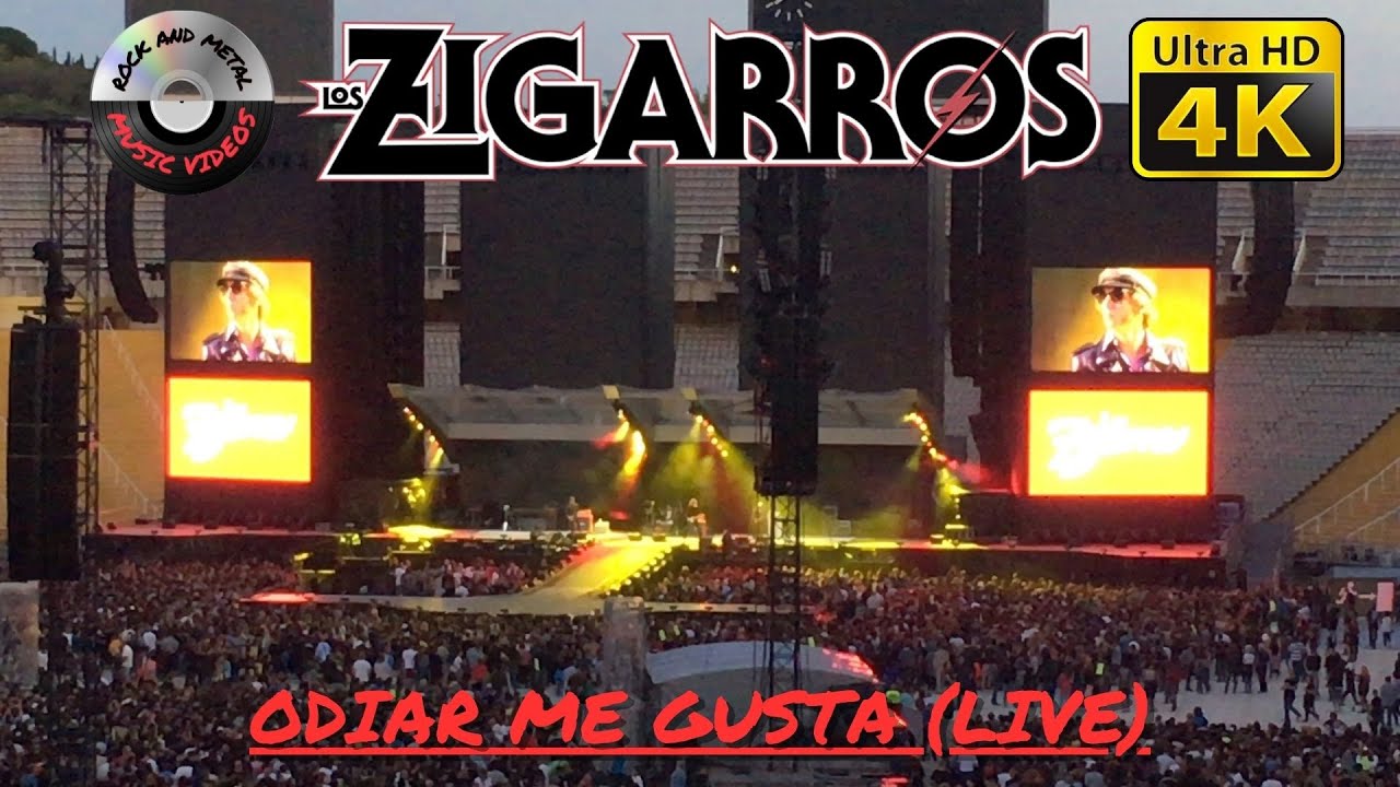 💿 Los Zigarros - Odiar Me Gusta [❗opening for ROLLING STONES❗// live Barcelona 2017 // UltraHD 4K] 💿