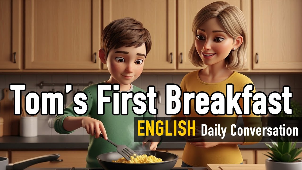 Making Breakfast Together | A2-B1 Level  | Slow English Conversation