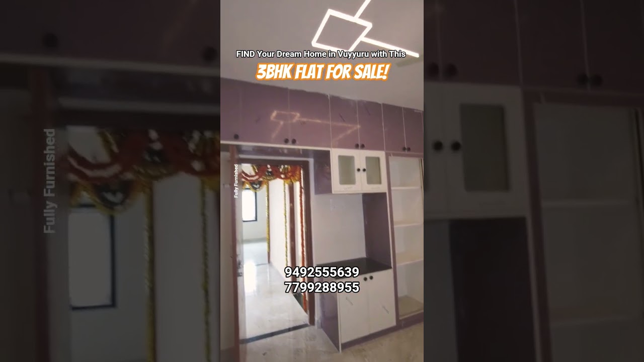 FIND Your Dream Home in Vuyyuru with This&nbsp;3BHK Flat for Sale❗