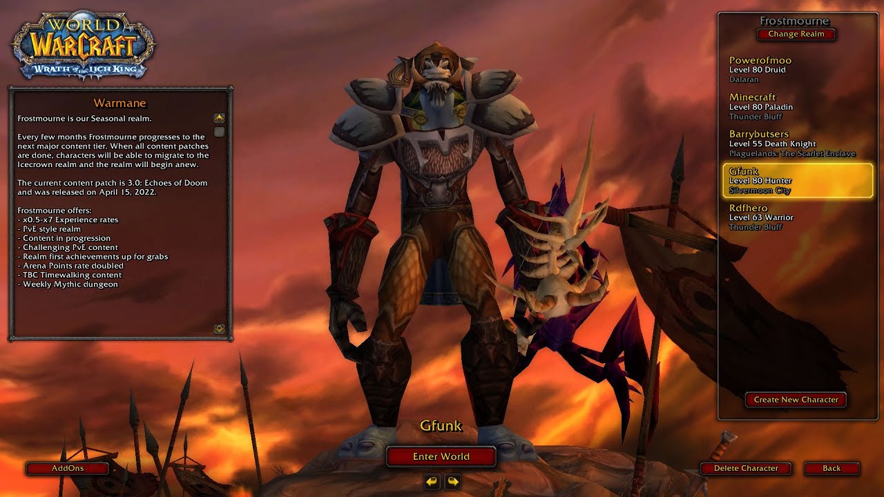 Frostmourne S3 Day 55! GFunk Speedruns the Gearing Process!