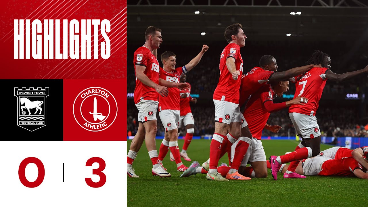 Highlights: Ipswich Town 0 Charlton 3 (October 2025)