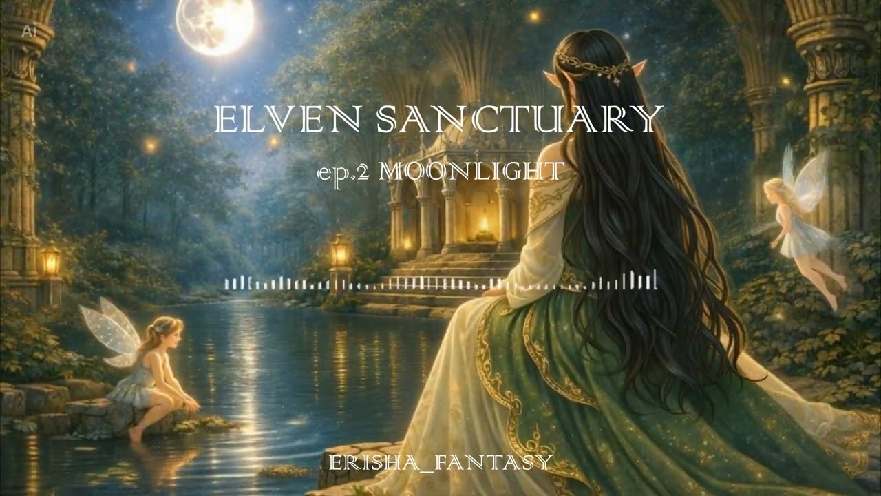 Moonlight Rest 🌙 Fantasy Healing Music | Elven Sanctuary | 1.5 Hours