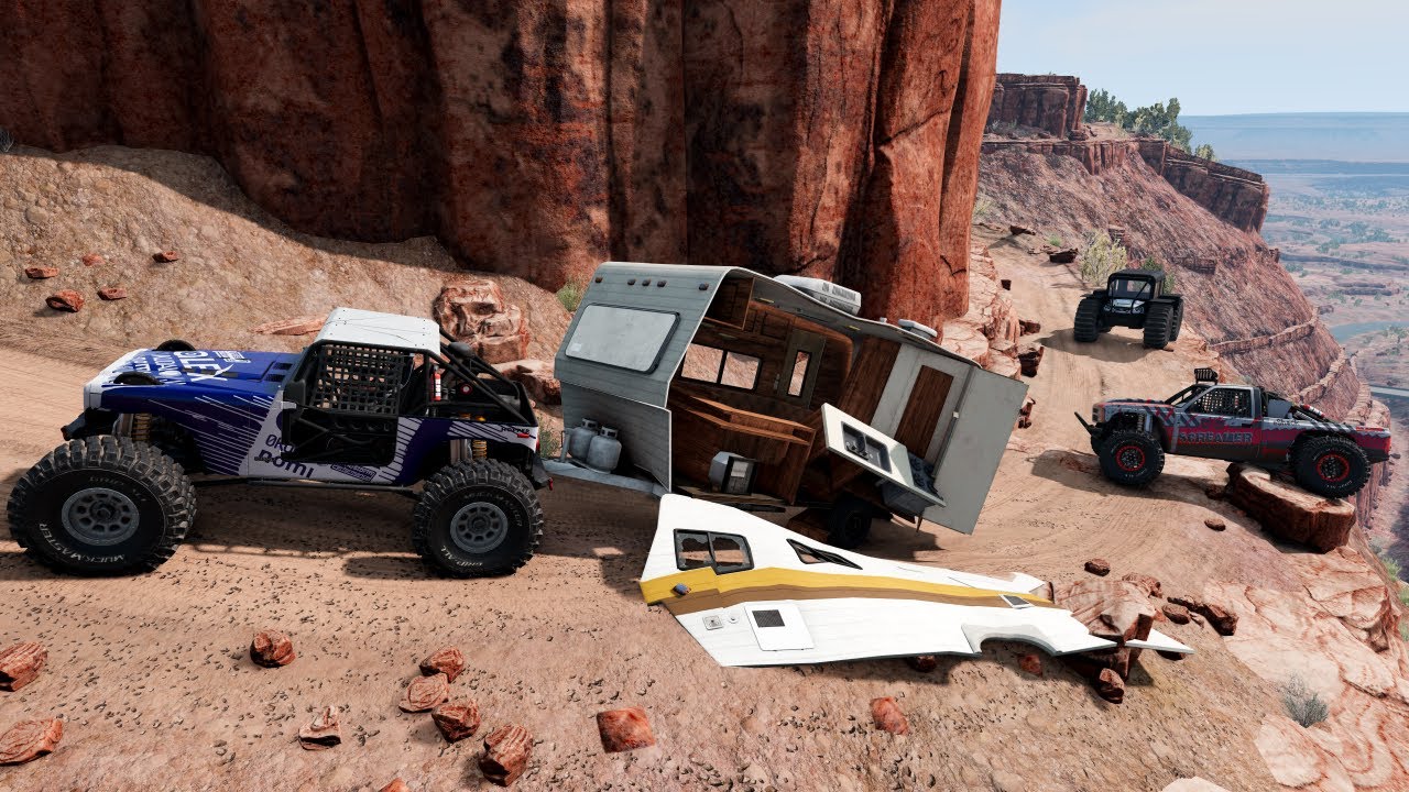 Campers Crash Down Dangerous Mountain