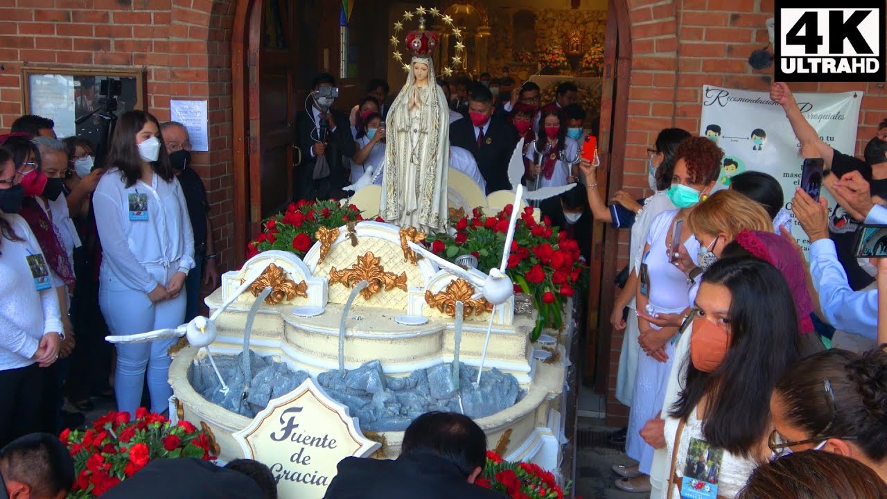 Salida Procesion VIRGEN DE FATIMA Zona 2 Guatemala 14/5/2022 4K