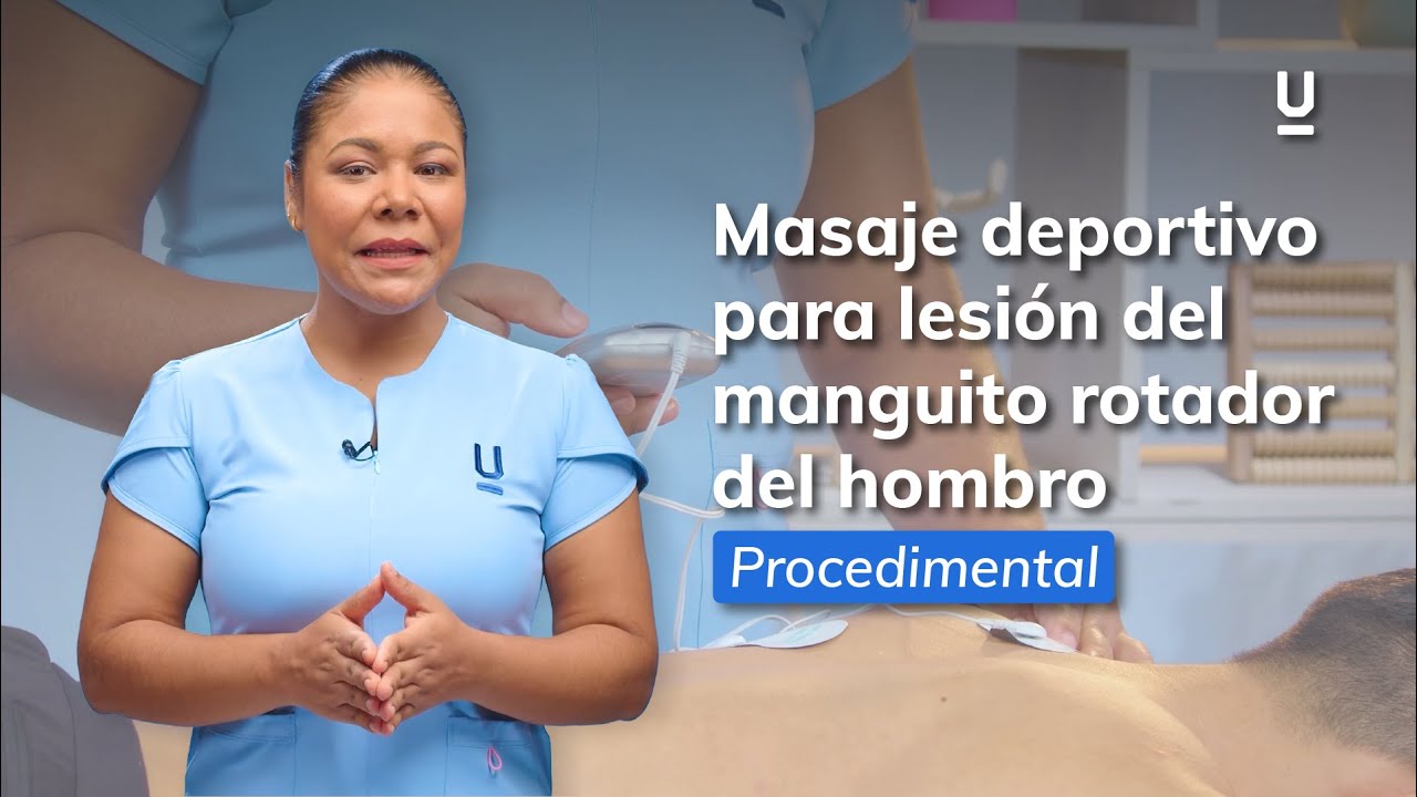Masaje para lesión del manguito rotador del hombro - Curso de masajes deportivos
