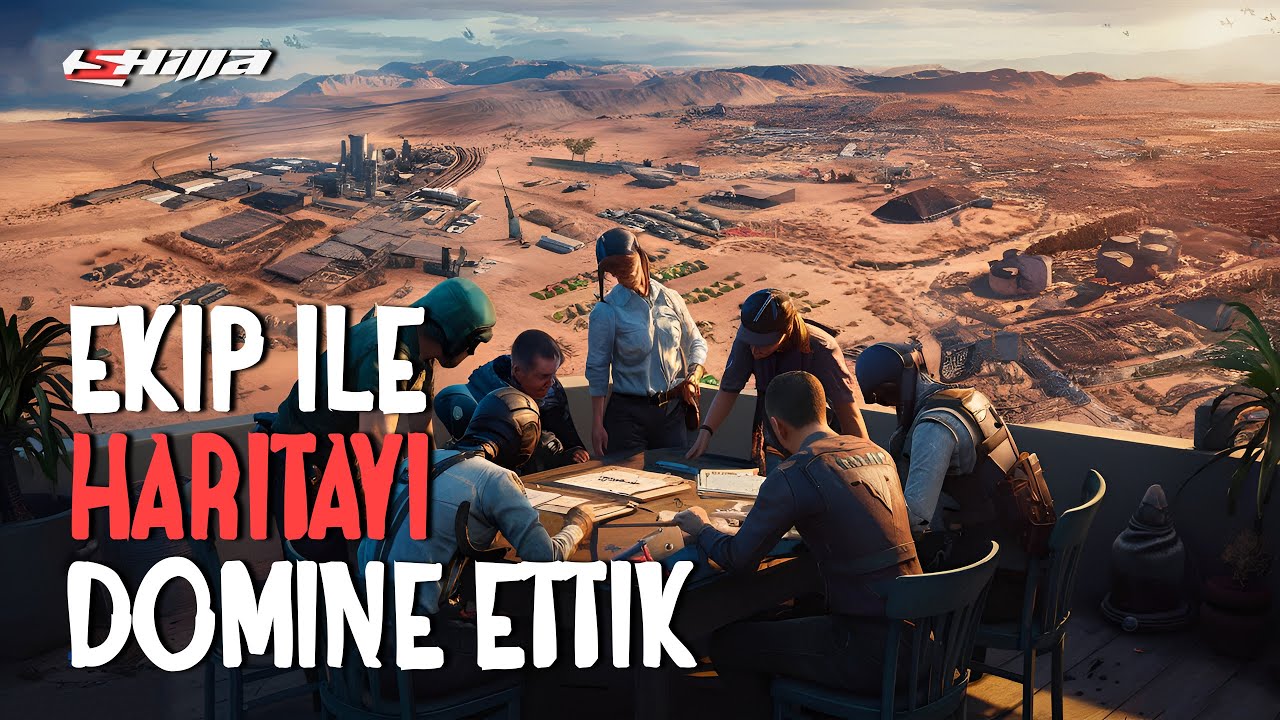 EKİP İLE HARİTAYI DOMİNE ETTİK w/ @mithrain  @Dogsrs  @POLADERUC  #shilla #pubg