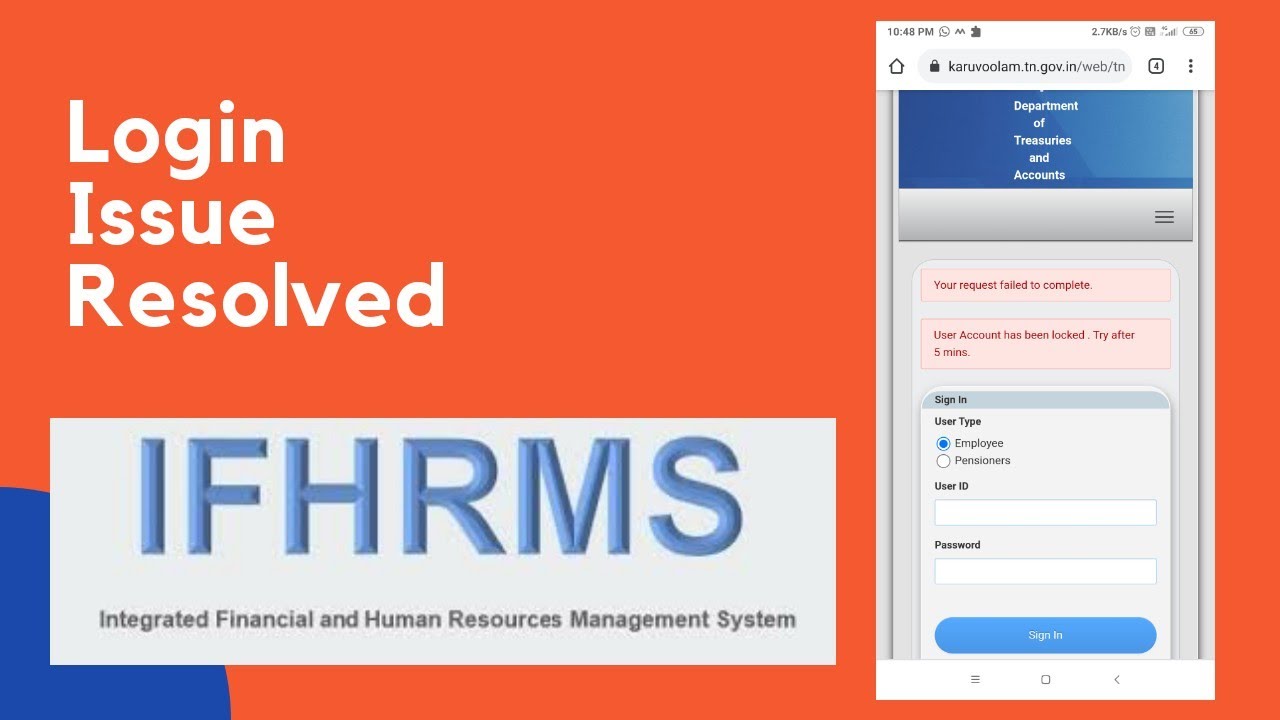 IFHRMS LOGIN ISSUE SOLVED | தமிழில் | எளிமையாக  PAYSLIP DOWNLOAD செய்யலாம்  | LEARN WITH DD