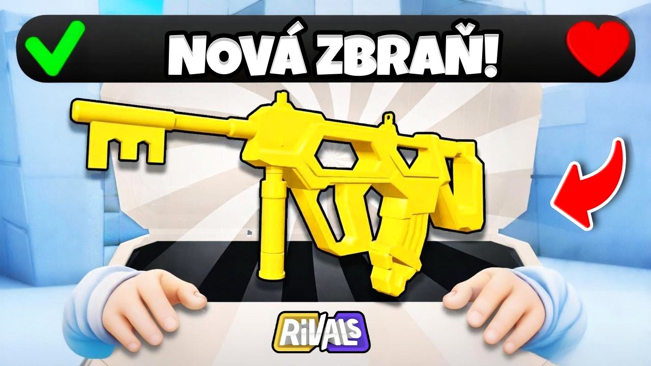 Získal Som NOVÚ ZBRAŇ v Roblox RIVALS! + Nový Kód