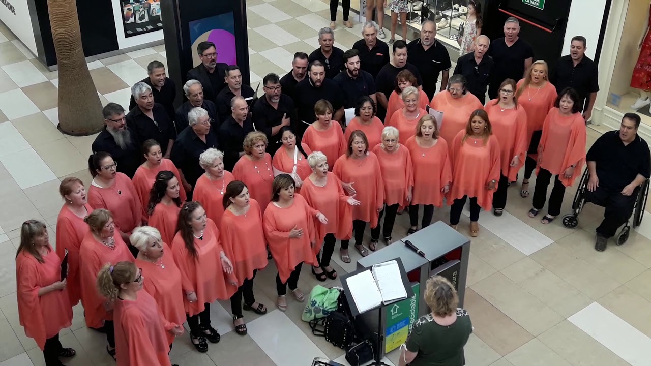Coral Alameda choir at the Mendoza Plaza Shopping, December 17, 2019