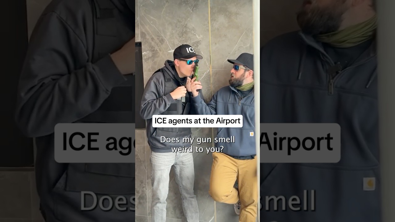 ICE agents at the Airport....