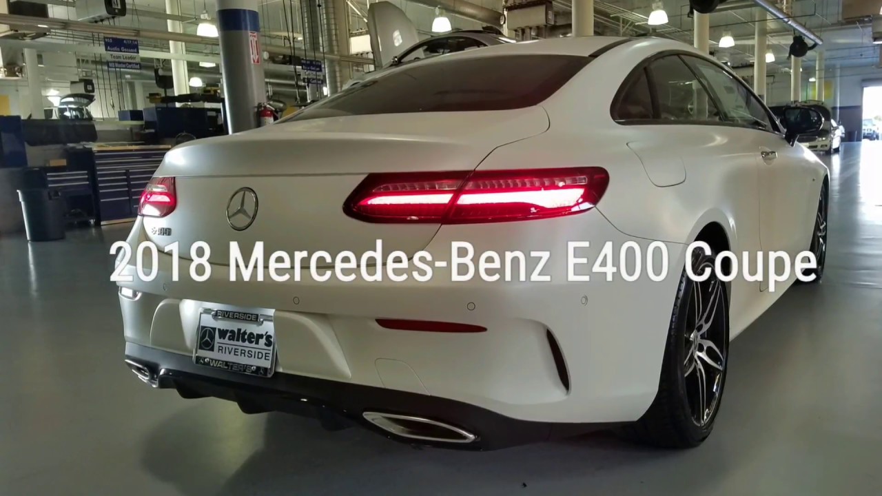 All New 2018 Mercedes-Benz E400 Coupe Reveal and Unwrapping