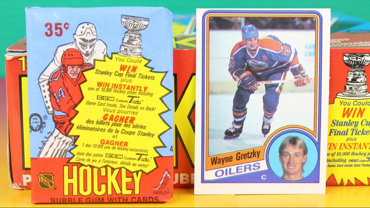 1984- 85 OPC Hockey Wax Pack Opening Sports Cards With Possible Wayne Gretzky Rookie Steve Yzerman