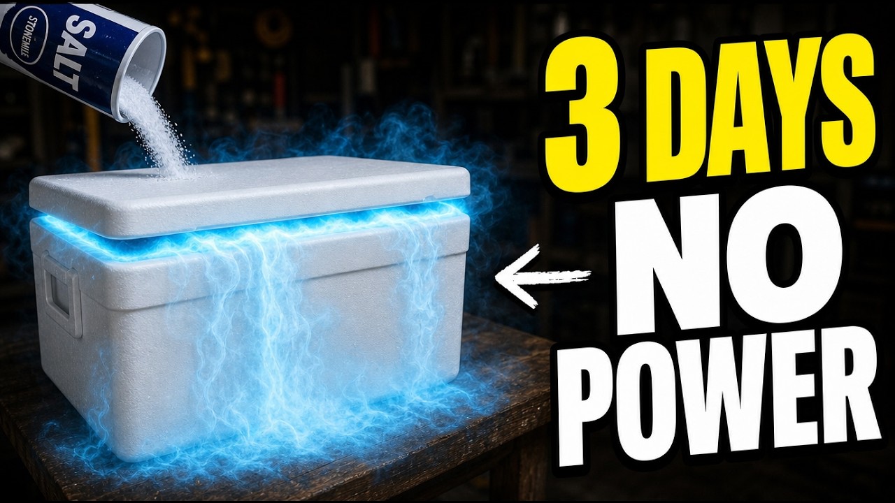 How To Build a $25 Salt Refrigerator That Keeps Food Cold 3 Days Without Power