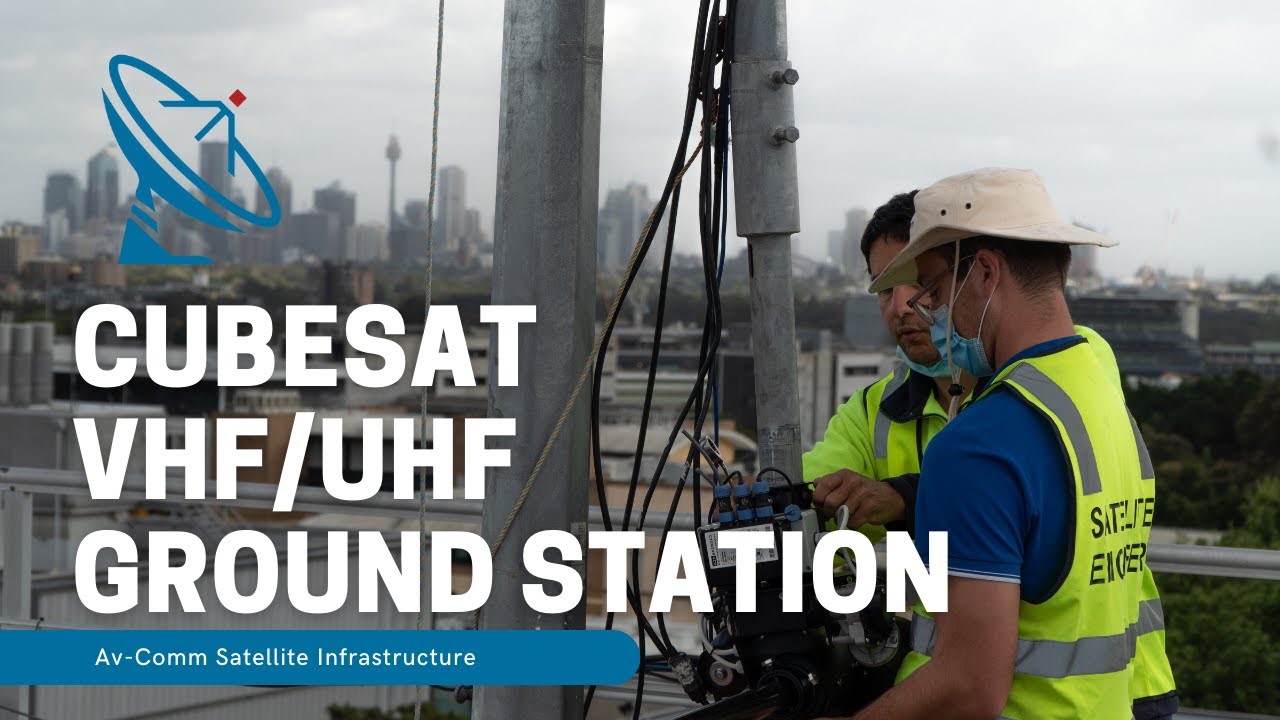 Av-Comm CUAVA-1 CubeSat Ground Station Project for UNSW