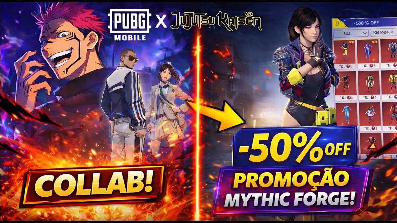 NOVA MYTHIC FORGE | NOVA COLLAB JUJUTSU KAISEN PUBG MOBILE 