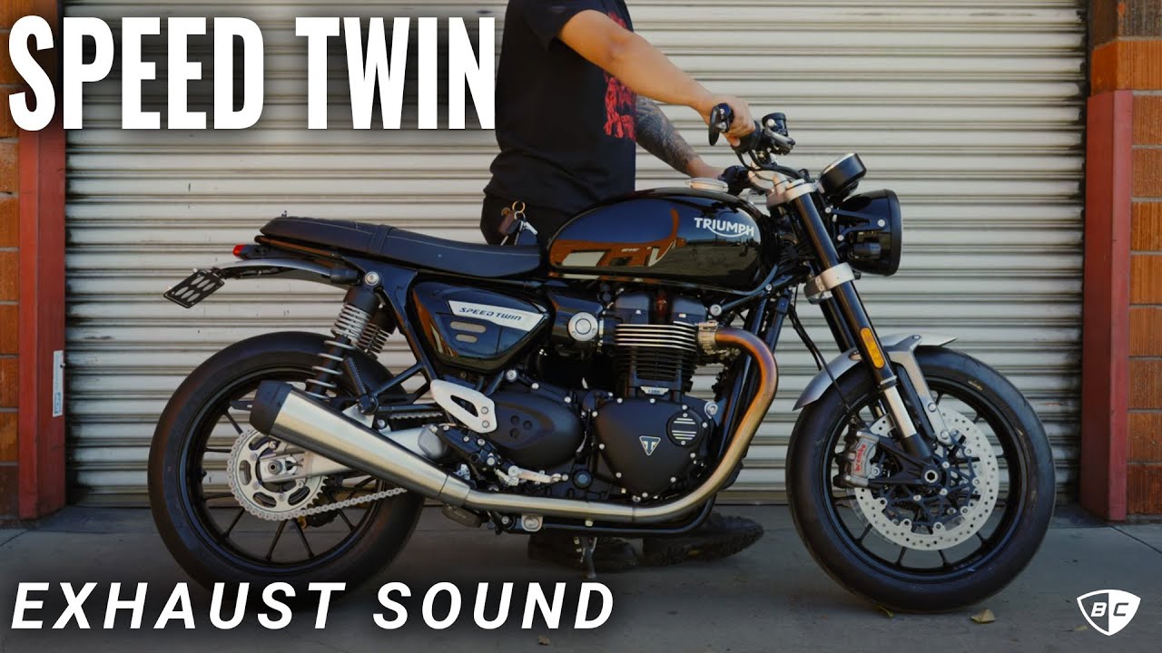 Exhaust Sound for Triumph Speed Twin | British Customs