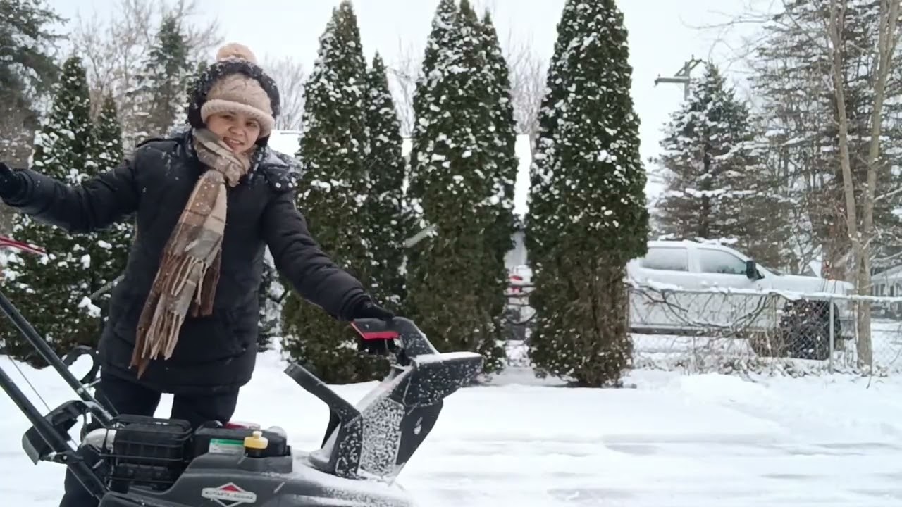 Frozen Moment| We're doing snowblower