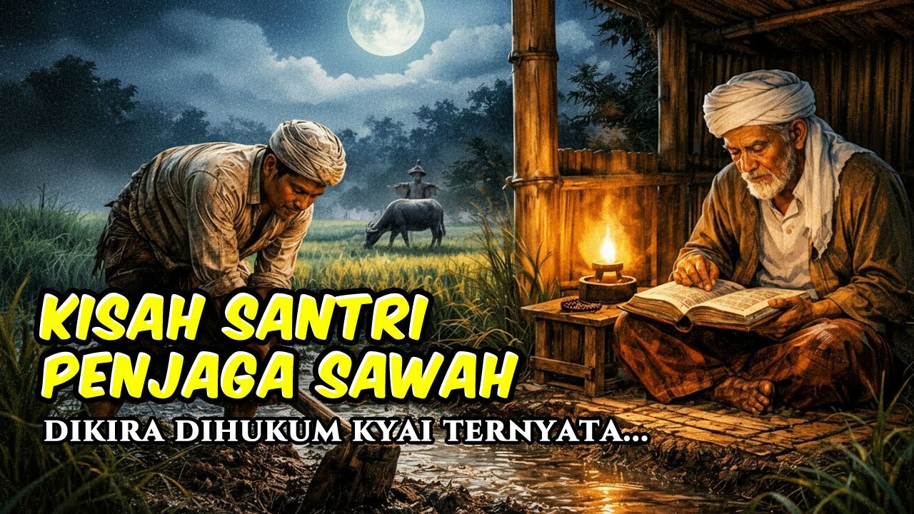 SANTRI INI TIAP HARI DISURUH KESAWAH! Selalu Di Ejek Karena Dikira Bodoh, Ternyata...